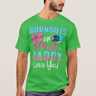 T-shirt Brûlures Ou Vaches Papa Vous Aime Genre Révéler T-