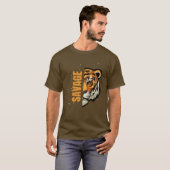 T-shirt brun coyote (Devant entier)