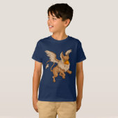 T-shirt Brun d'aire (Devant entier)