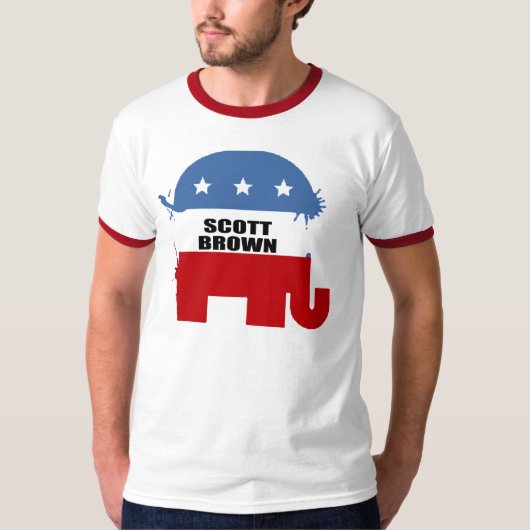 T-SHIRT BRUN DE SCOTT (Devant)