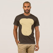 T-shirt Brun de Singe-arel (Devant entier)