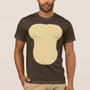 T-shirt Brun de Singe-arel