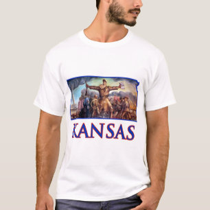 T-shirt Brun du Kansas John et le prélude tragique