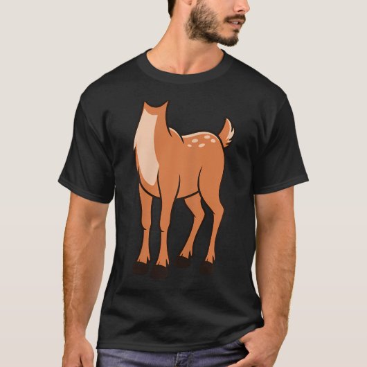 T-shirt Brun Renne (Devant)