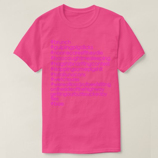 T-shirt Brunch pour les filles (Design devant)