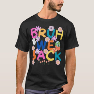 T-shirt brune nous arrière chemise, enseignants cadeaux