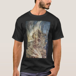 T-shirt Brünnhilde et le pyre funèbre de Siegfried