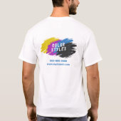 T-shirt Brush couleur (Dos)