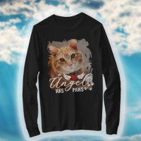 Brushstroke Photo Angel Possède Paws Cat Memorial