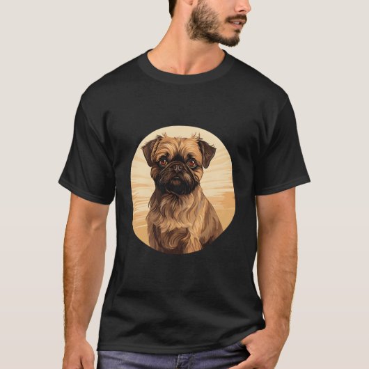 T-shirt Bruxelles Griffon Bruxellois Bruxelles Griffon Dog (Devant)