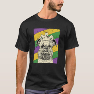 T-shirt Bruxelles Griffon Jester Mardi Gras Chien Maman ou