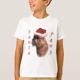 T-shirt Bruxelles Griffon Père Noël Paws