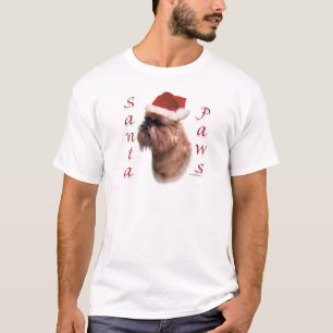 T-shirt Bruxelles Griffon Père Noël Paws
