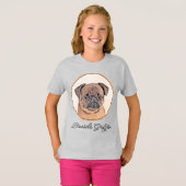 T-shirt Bruxelles Griffon Smooth Painting Original Chien A (Devant entier)