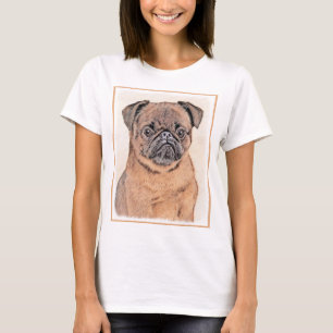 T-shirt Bruxelles Griffon Smooth Painting Original Chien A