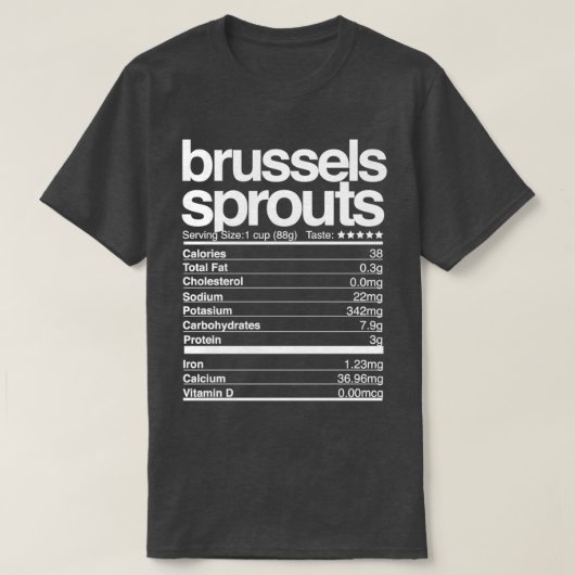 T-shirt Bruxelles Provoque des faits nutritionnels Action  (Design devant)
