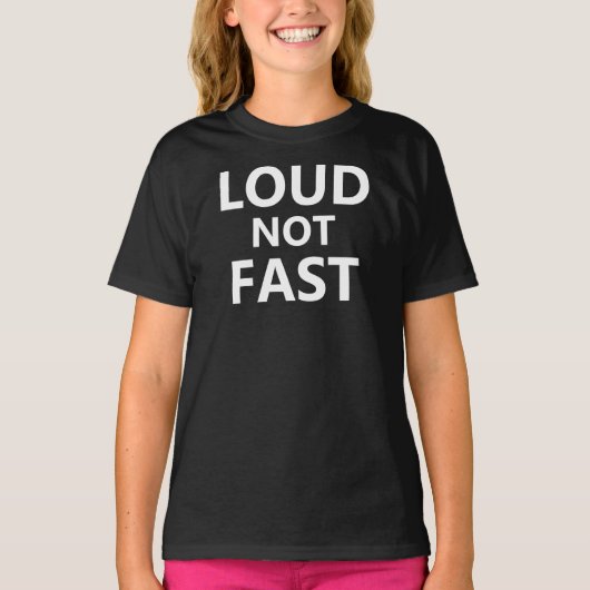 T-shirt Bruyant Pas Rapide (Devant)