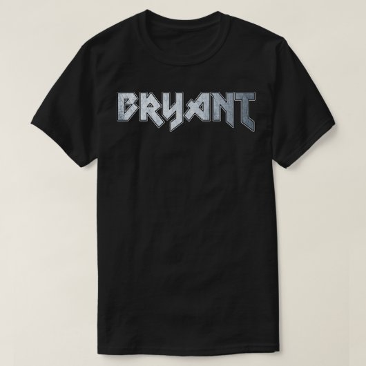 T-shirt Bryant métallique lourd 1 (Design devant)