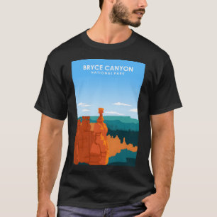 T-shirt Bryce Canyon National Park Affiche de voyage