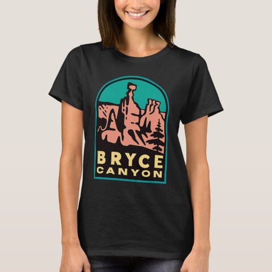 T-shirt Bryce Canyon National Park Badge (Devant)