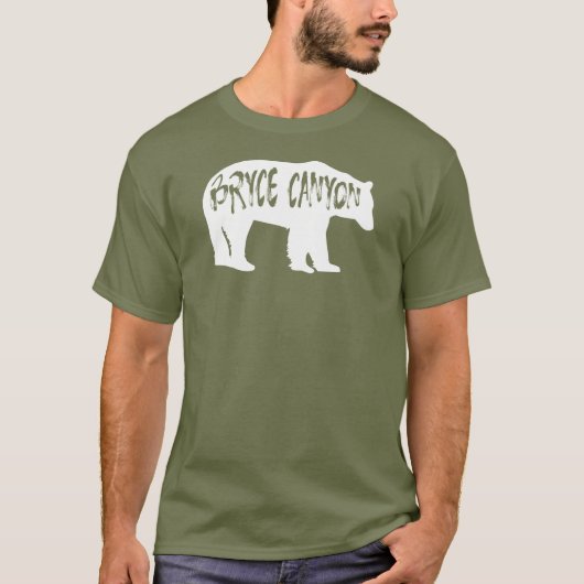 T-shirt Bryce Canyon National Park Bear (Devant)
