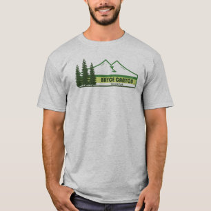T-shirt Bryce Canyon National Park Green Stripes