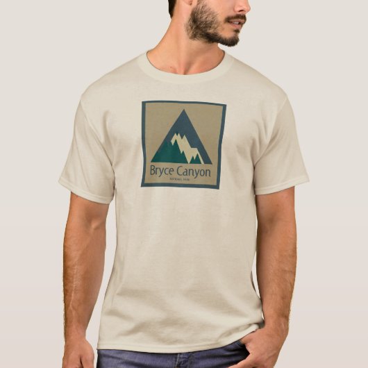 T-shirt Bryce Canyon National Park Rustique (Devant)