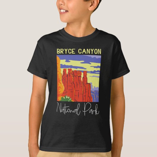 T-shirt Bryce Canyon National Park USA (Devant)