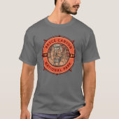 T-shirt Bryce Canyon Parc national Elk Retro Compass (Devant)