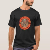 T-shirt Bryce Canyon Parc national Elk Retro Compass Emble (Devant)