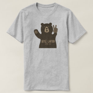 T-shirt Bryce Canyon Parc National Peace Bear