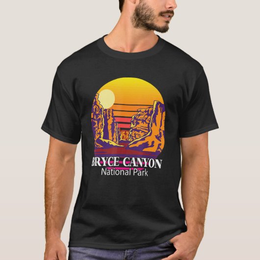 T-shirt Bryce Canyon Souvenir Parc National Rocks Utah Cam (Devant)