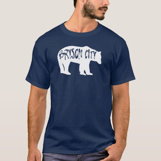 T-shirt Bryson City North Carolina Bear (Devant)