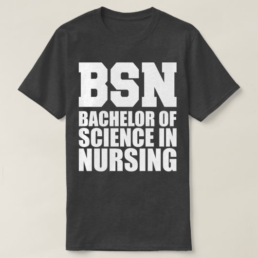 T-shirt BSN Bachelor en sciences infirmières (Design devant)