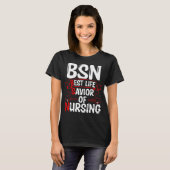 T-shirt BSN Science des soins infirmiers BSN Infirmière BS (Devant entier)