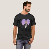 T-shirt BTR : J'adore Logan (Devant entier)