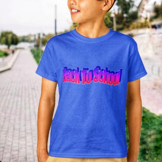 T-shirt BTS-Rouge-Bleu