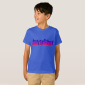 T-shirt BTS-Rouge-Bleu (Devant entier)