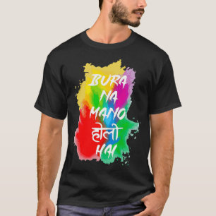 T-shirt Bua Na Mano Funny Festival Hindu Holi
