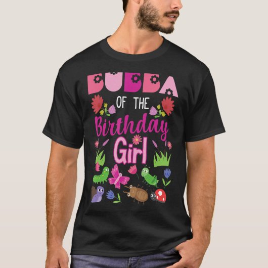 T-shirt Bubba De L'Anniversaire Fille Bug Insect Anniversa (Devant)
