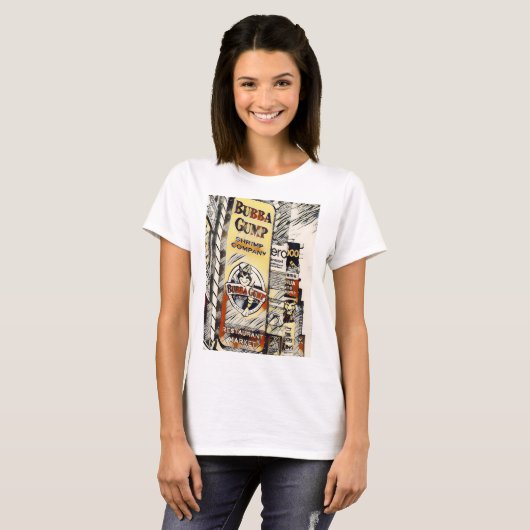 T-shirt Bubba Gump (Devant entier)