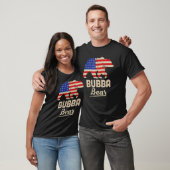 T-shirt Bubba Porte Drapeau Américain Distesse Pour Hommes (Unisexe)