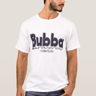 T-shirt Bubba U. (université) "une éducation du sud "