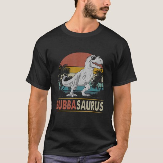 T-shirt Bubbasaurus T Rex Dinosaur Bubba Saurus Famille Ma (Devant)