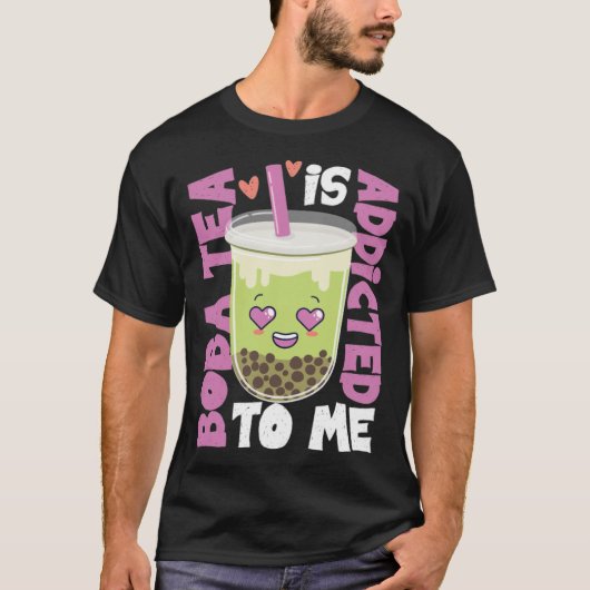 T-shirt Bubble Boba Tea drôle dressing (Devant)