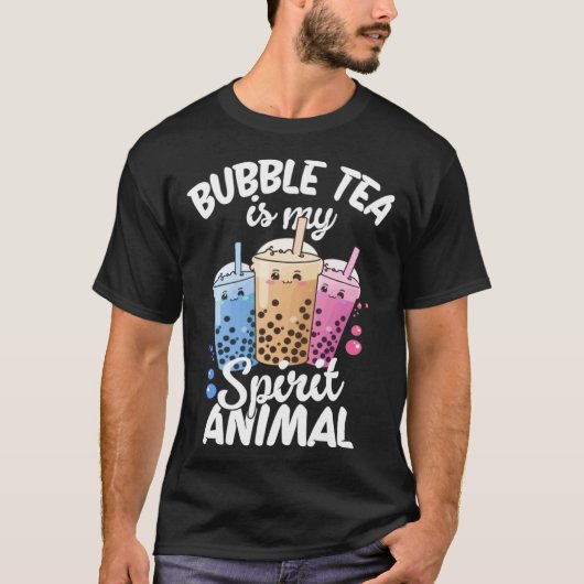 T-shirt Bubble Tea Is My Spirit Animal  4 (Devant)