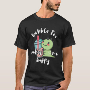 T-shirt Bubble Tea Me Rend Heureux Boba Tea Dinosaures mig