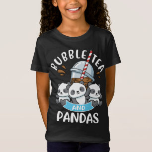T-Shirt Bubble Thé Panda Cadeau Filles Boba Thé Bubble T
