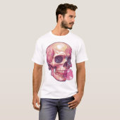 T-shirt Bubble Trouble Skull � Funny Gum Skeleton (Devant entier)