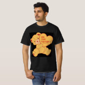 T-shirt Bubbly mignonne Ours couleur rouge (Devant entier)